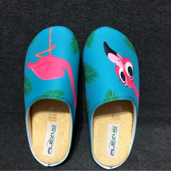 Flexus by Spring Step Womens Missbeaks Mules Slipper Flamingo Size 36 US 5.5-6 - Picture 5 of 9